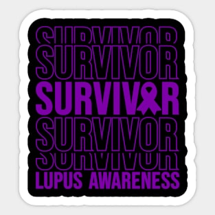 Lupus Awareness Lupus Survivor Sticker